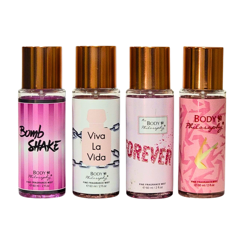 OFERTA DE 4 MINI SPLASH, 4 AROMAS DIFERENTES PARA ELLA 60MLX4 OFERTA SAN VALENTIN