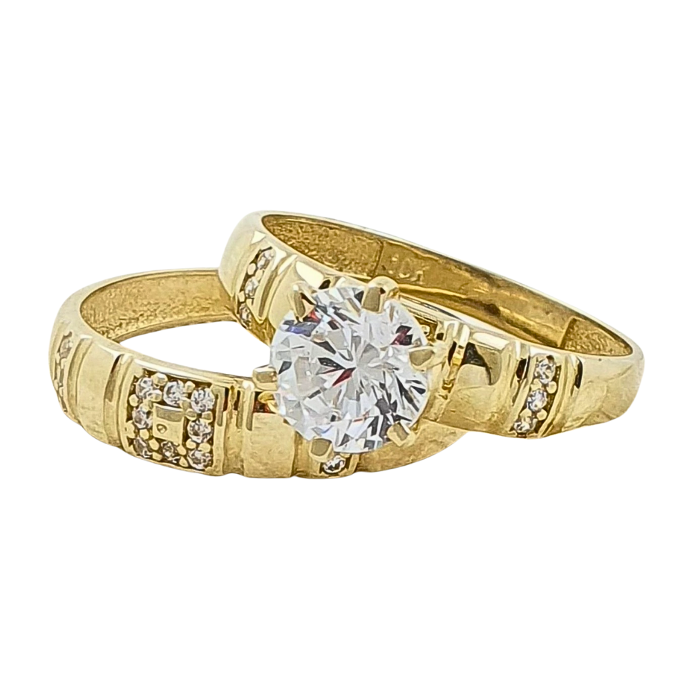 OANI789$7 FORMA ANILLO DE COMPROMISO CIRCON