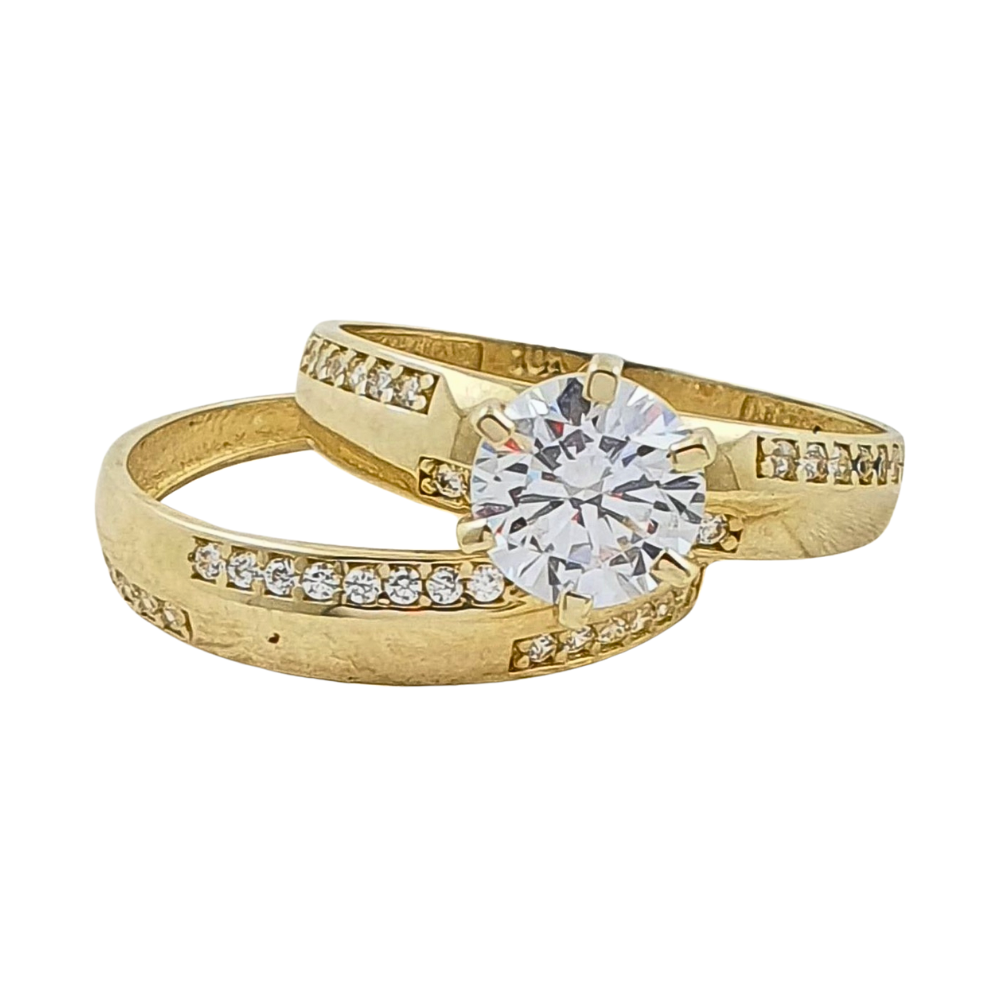 OANI786$7 FORMA ANILLO DE COMPROMISO CIRCON