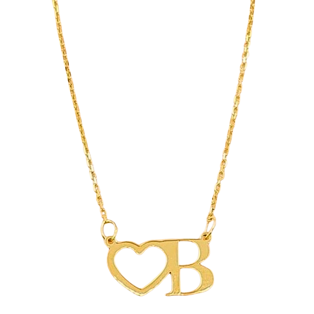ODIJE575$B FORMA LETRA B Y CORAZON