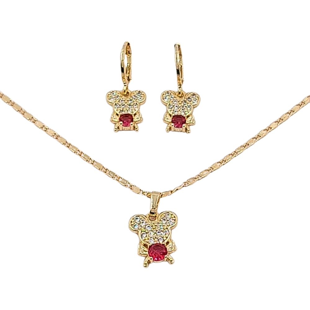 ESET1400 FORMA OSO CIRCON ROJO