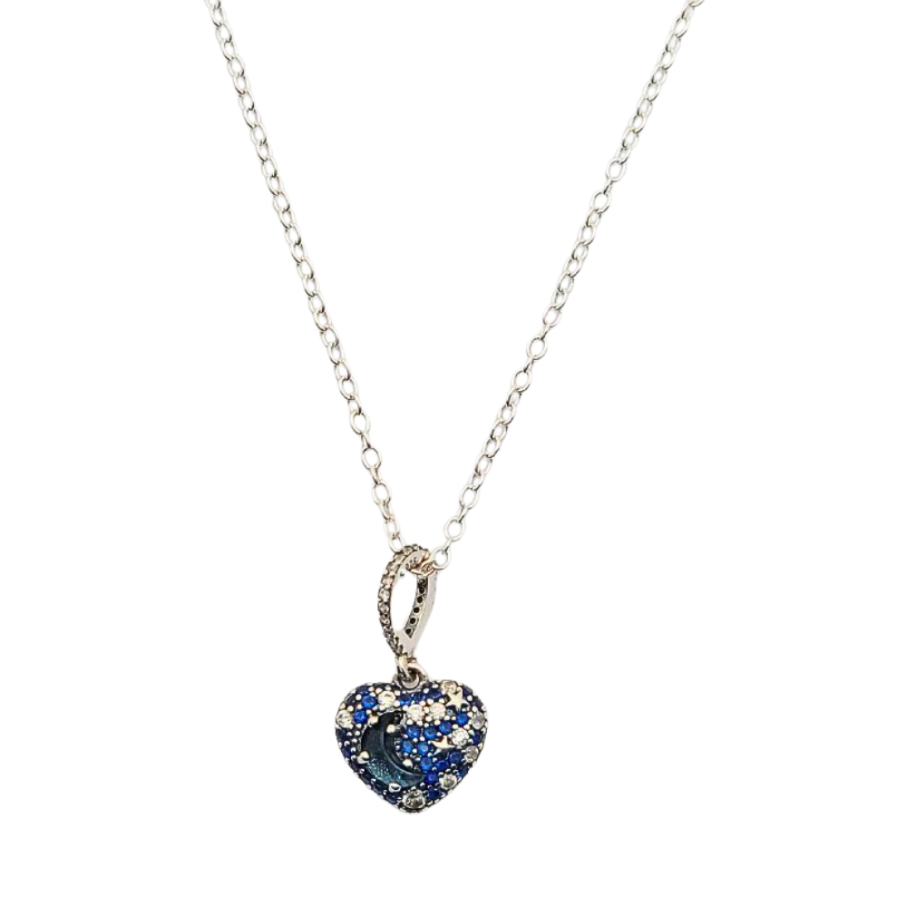 PDIJE1867 FORMA CORAZON LUNA AZUL
