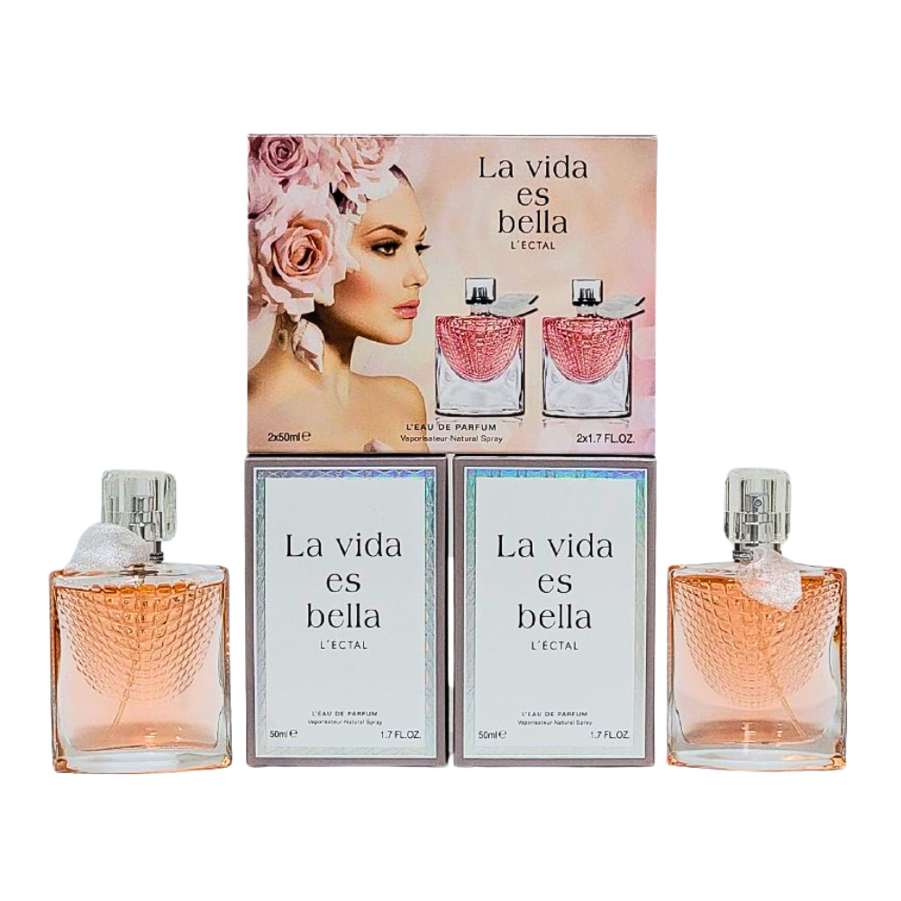 SET LA VIDA ES BELLA L ECTAL EDP 50MLX2 (M)