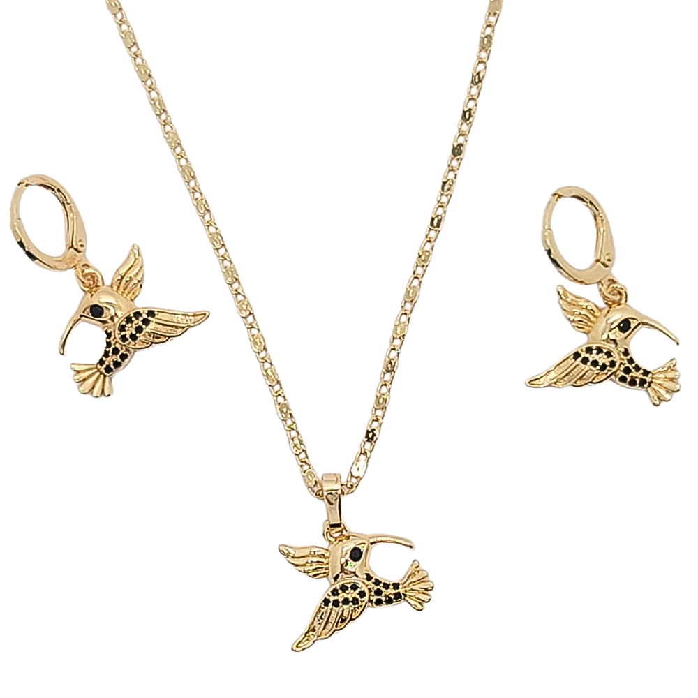 ESET1389 FORMA PAJARO COLIBRI