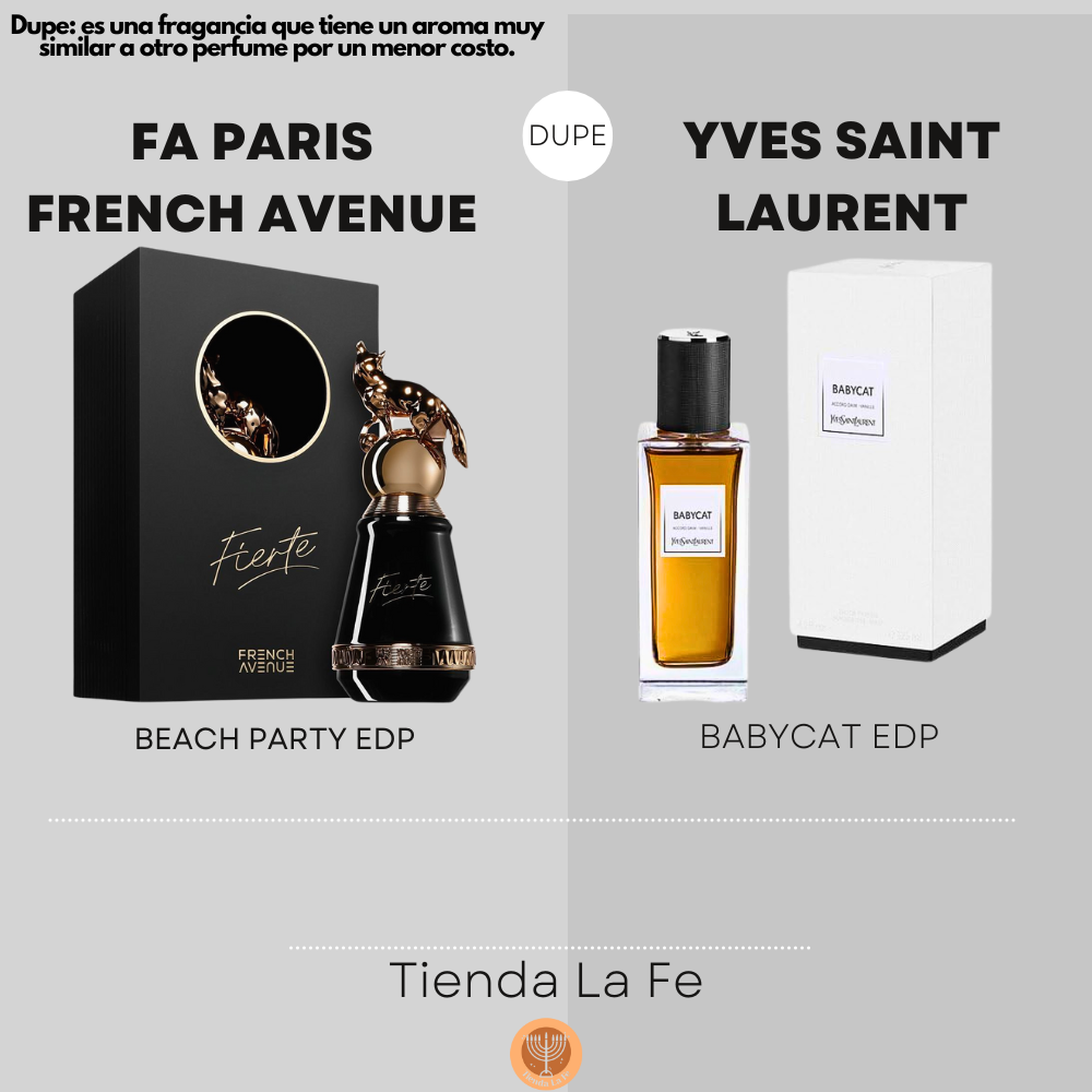 FA PARIS FRENCH AVENUE FIERTE EDP 80ML (M) (DUPE YVEST SAINT LAURENT BABYCAT EDP)