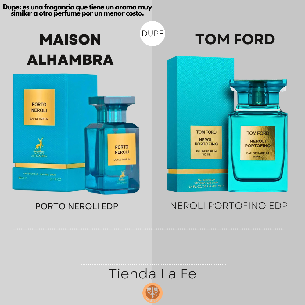 MAISON ALHAMBRA PORTO NEROLI EDP 80ML (U) (DUPE TOM FORD NEROLI PORTOFINO EDP)