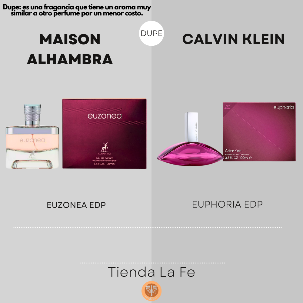 MAISON ALHAMBRA EUZONEA EDP 100ML (M) (DUPE CALVIN KLEIN EUPHORIA EDP)