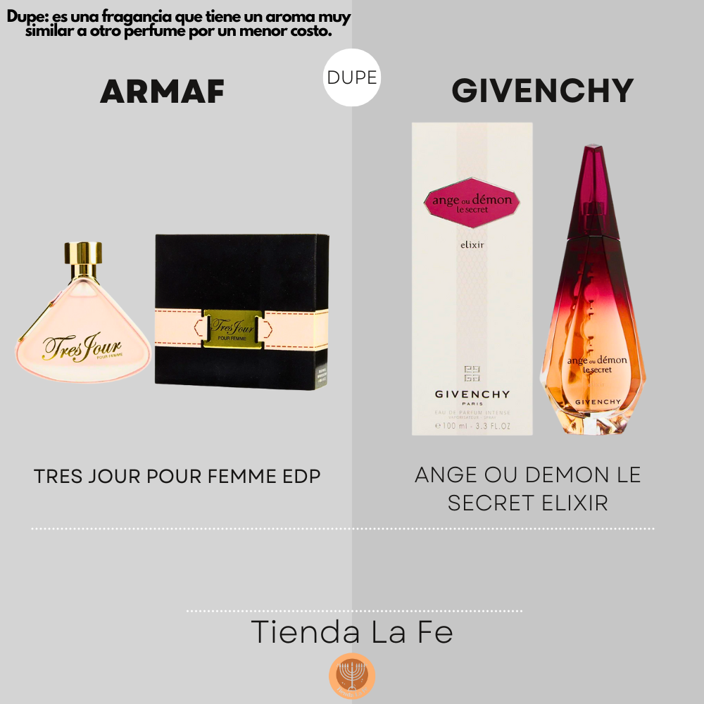 ARMAF TRES JOUR POUR FEMME EDP 100ML (M) (DUPE GIVENCHY ANGE OU DEMON LE SECRET ELIXIR)