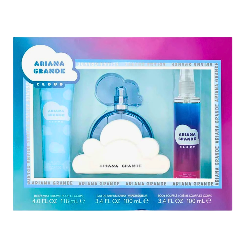 SET ARIANA GRANDE CLOUD EDP 100ML, BODY MIST 118ML, BODY LOTION 100ML (M)