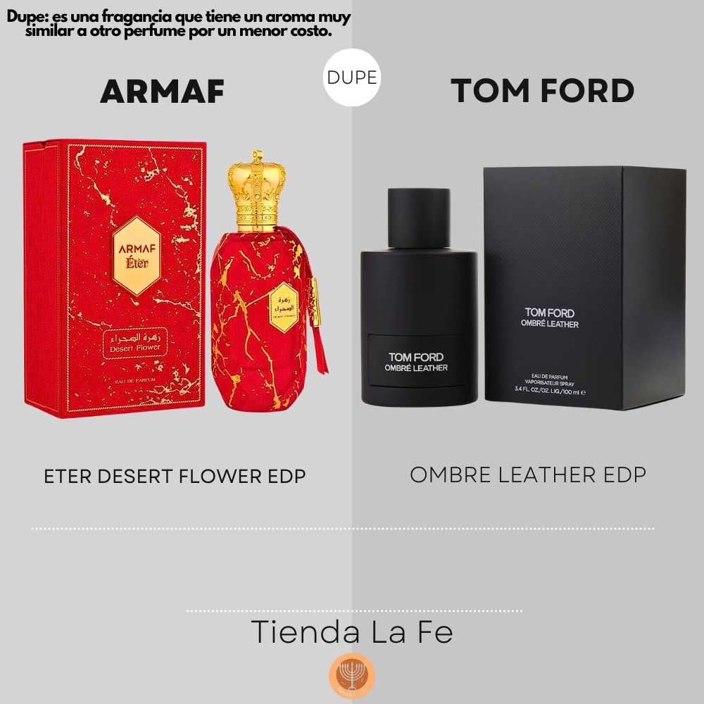 ARMAF ETER DESERT FLOWER EDP 100ML (M) (DUPE TOM FORD OMBRE LEATHER EDP)