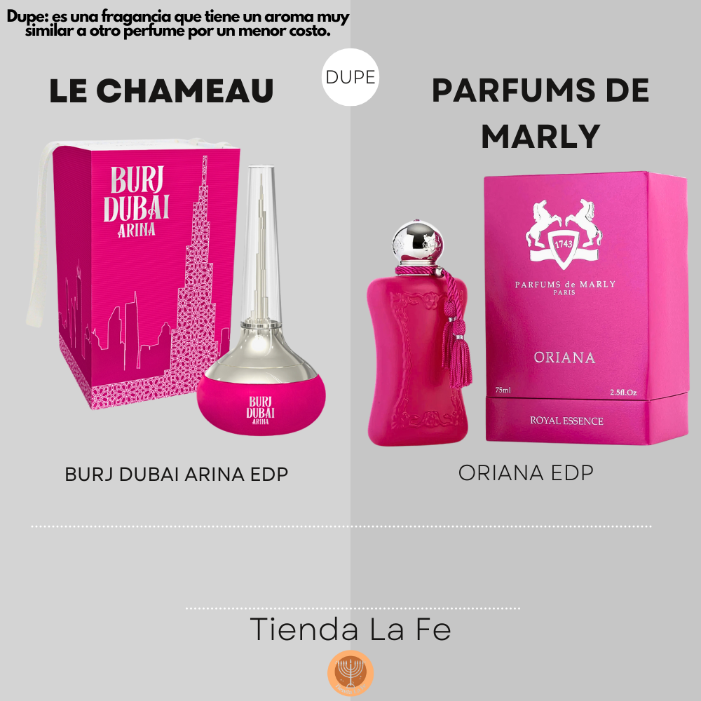 LE CHAMEAU BURJ DUBAI ARINA EDP 100ML (M) (DUPE PARFUMS DE MARLY ORIANA EDP)