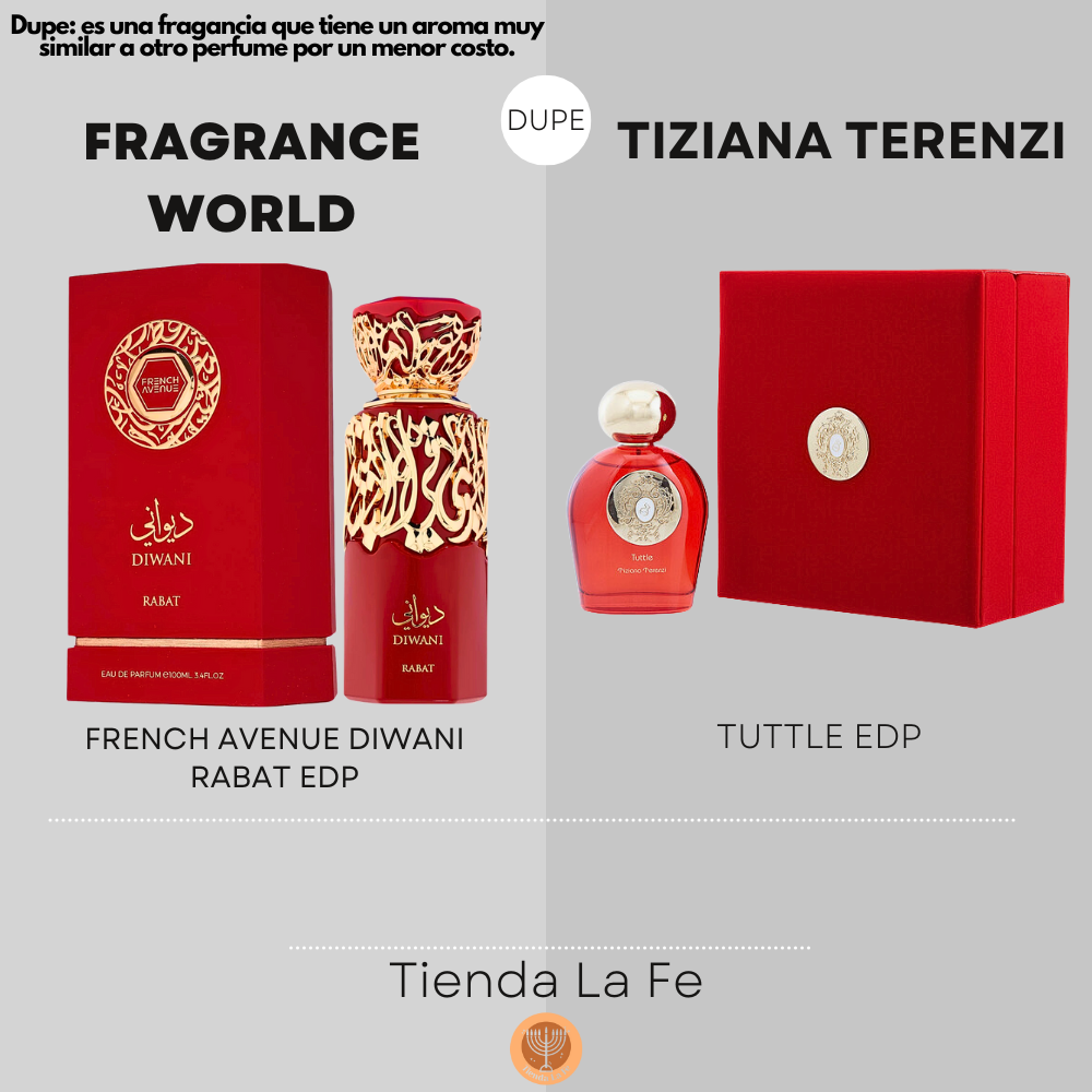 FA PARIS FRENCH AVENUE DIWANI RABAT EDP 100ML (M) (DUPE TIZIANA TERENZI TUTTLE EDP)