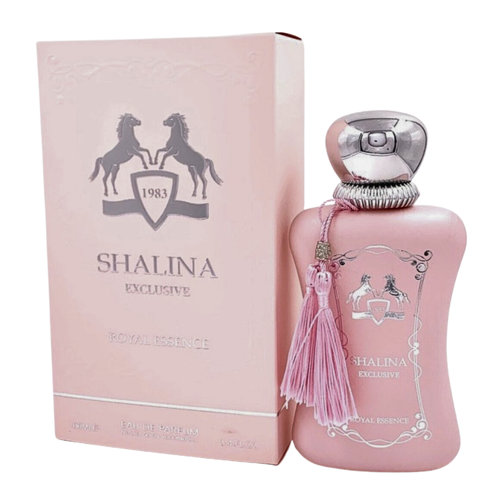 FRAGRANCE WORLD SHALINA EXCLUSIVE ROYAL ESSENCE EDP 100ML (M) (DUPE PARFUMS DE MARLY DELINA EXCLUSIF PARFUM)