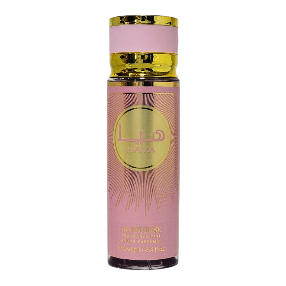 SPRAY PERFUMADO CONCENTRADO BURPHRISE HAYA 250ML (M) (DUPE DE LATTAFA HAYA)