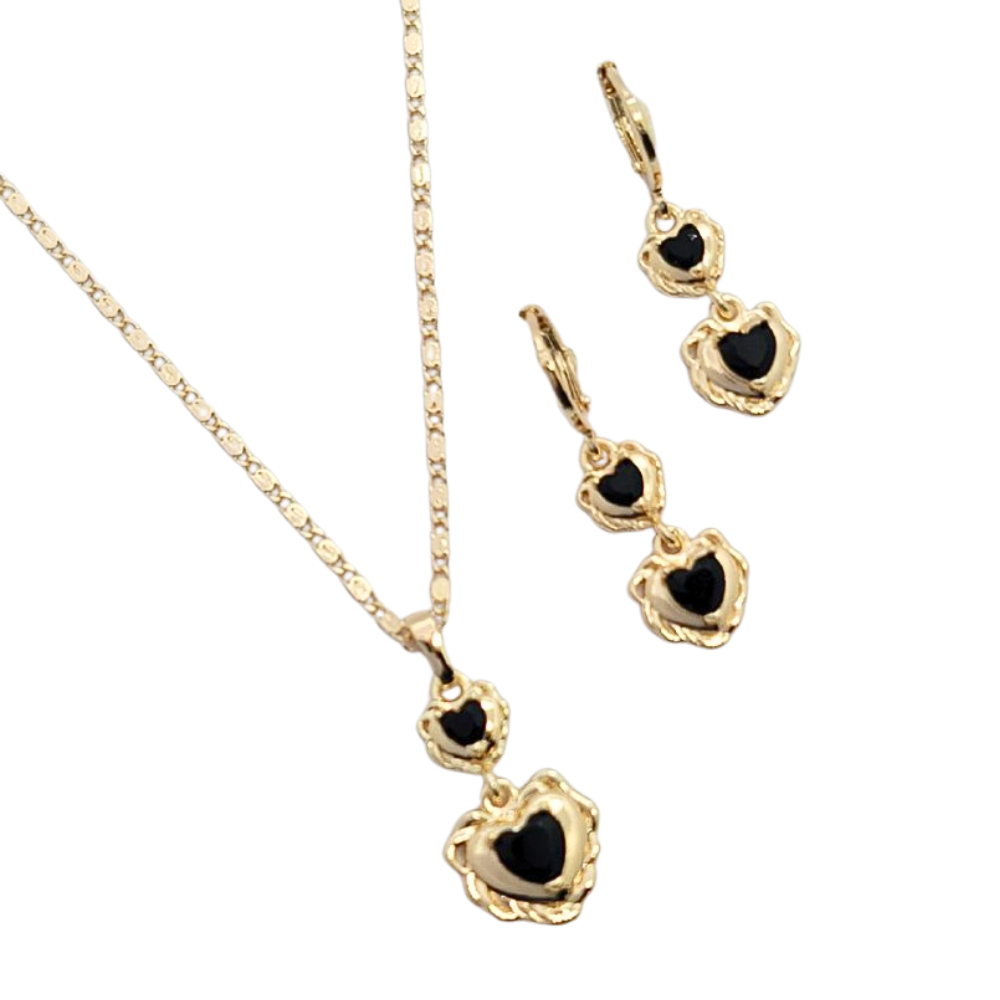 SET DE ENCHAPE CON FORMA DE CORAZON