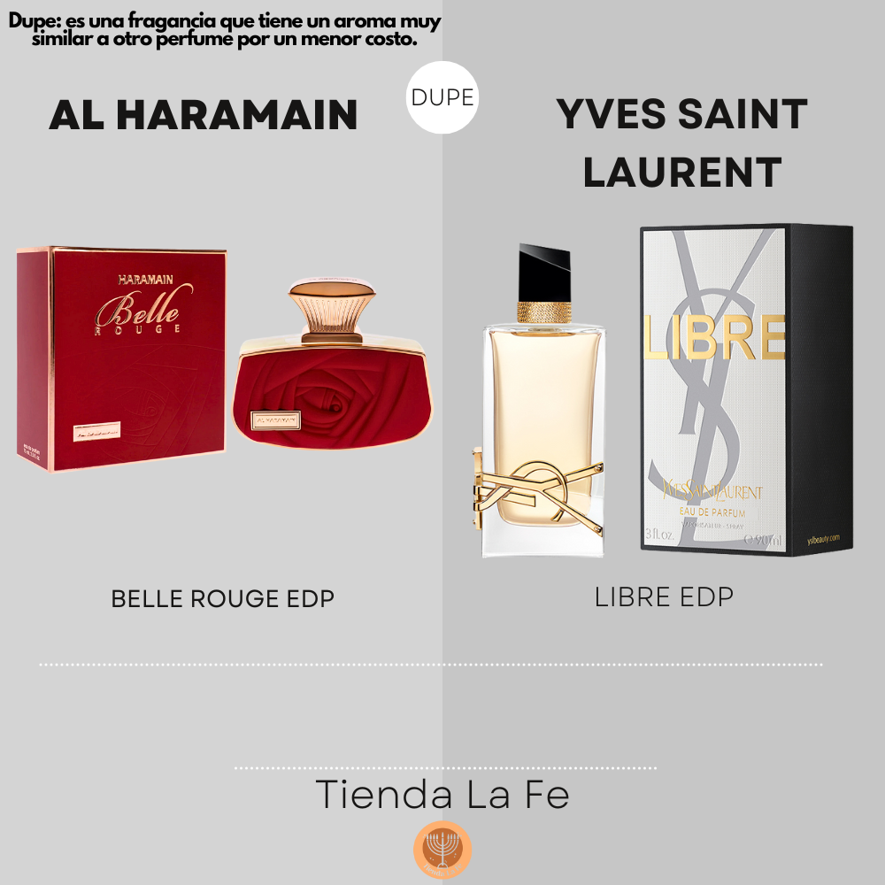 AL HARAMAIN BELLE ROUGE EDP 75ML (M) (DUPE YVES SAINT LAURENT LIBRE EDP)