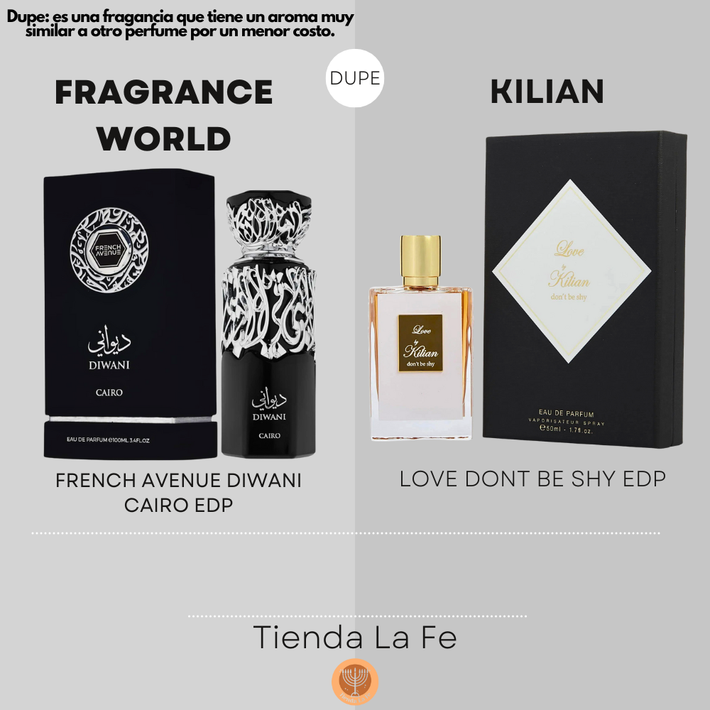 FA PARIS FRENCH AVENUE DIWANI CAIRO EDP 100ML (U) (DUPE KILIAN LOVE DONT BE SHY EDP)