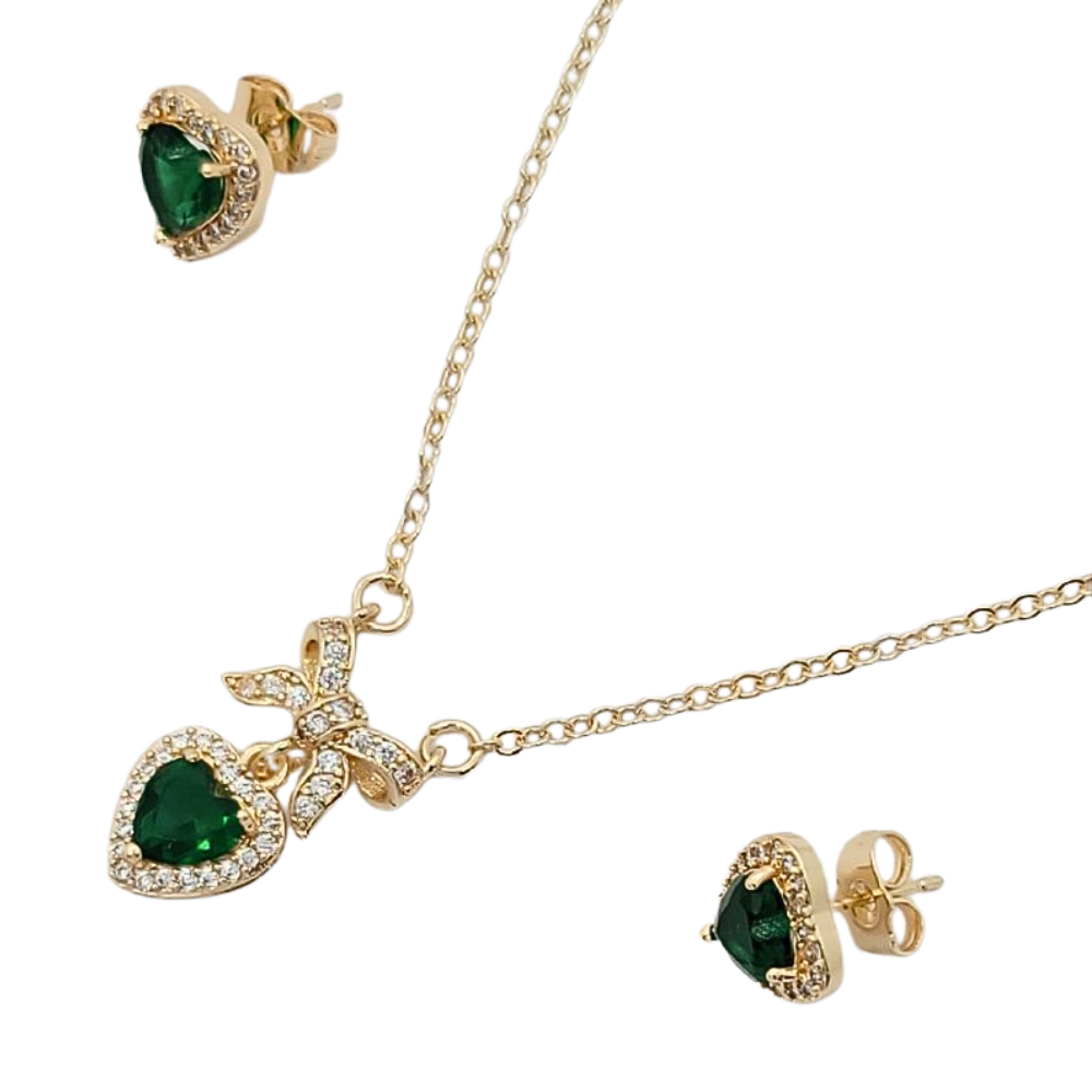 SET DE ENCHAPE CON FORMA DE CORAZON