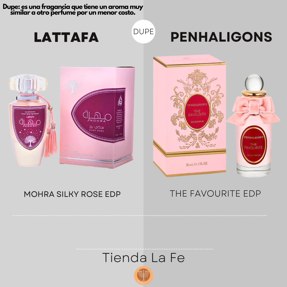 LATTAFA MOHRA SILKY ROSE EDP (M) (DUPE PENHALIGONS THE FAVOURITE EDP)