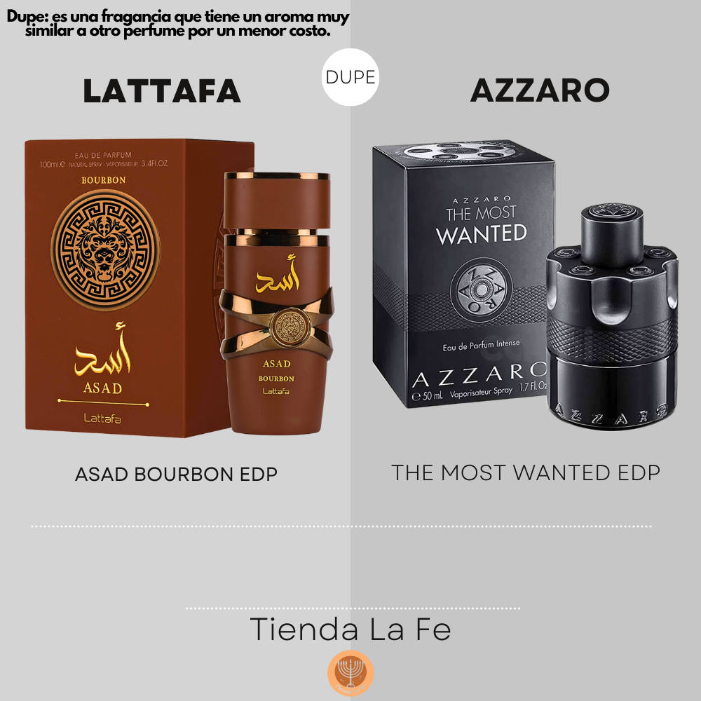 LATTAFA ASAD BOURBON EDP 100ML (H) (DUPE AZZARO THE MOST WANTED EDP)