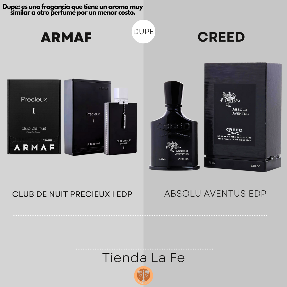 ARMAF CLUB DE NUIT PRECIEUX I EXTRAIT DE PARFUM 55ML (H) (DUPE CREED ABSOLU AVENTUS EDP)