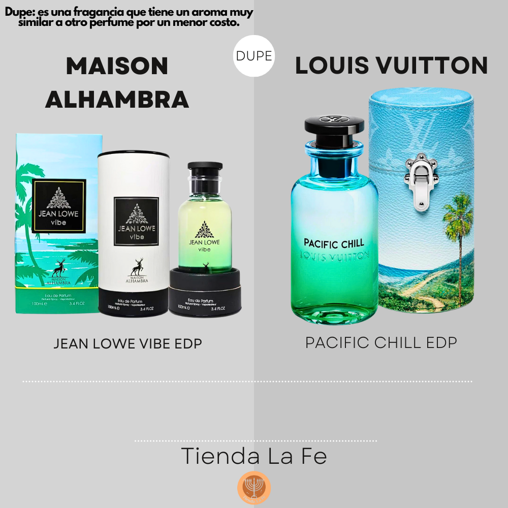 MAISON ALHAMBRA JEAN LOWE VIBE EDP 100ML (U) (DUPE LOUIS VUITTON PACIFIC CHILL EDP)