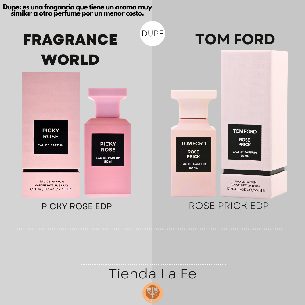 FRAGRANCE WORLD PICKY ROSE EDP 80ML (M) (DUPE TOM FORD ROSE PRICK EDP)