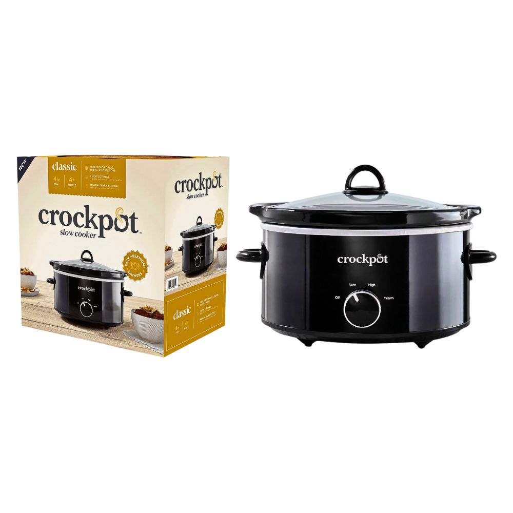 MAQUINA OLLA DE COCCIÓN LENTA 4 CUARTOS(4 PERSONAS) CROCKPOT