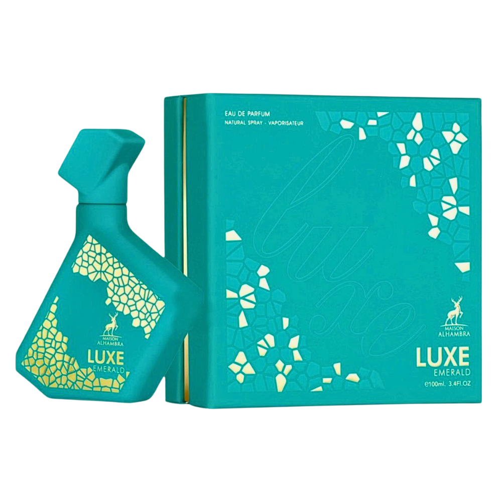 MAISON ALHAMBRA LUXE EMERALD EDP 100ML (U) (DUPE BOND NO 9 NEW YORK MUSK EMERALD SWAROVSKI SHOOTING STAR EDP)