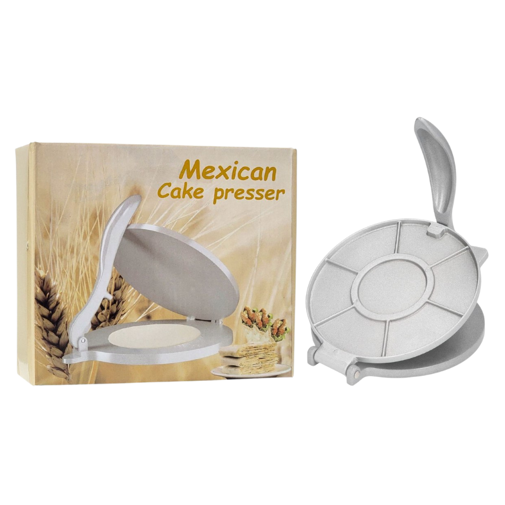 PRENSA PARA TORTILLAS TRADICIONAL DE ALEACION DE ALUMINIO