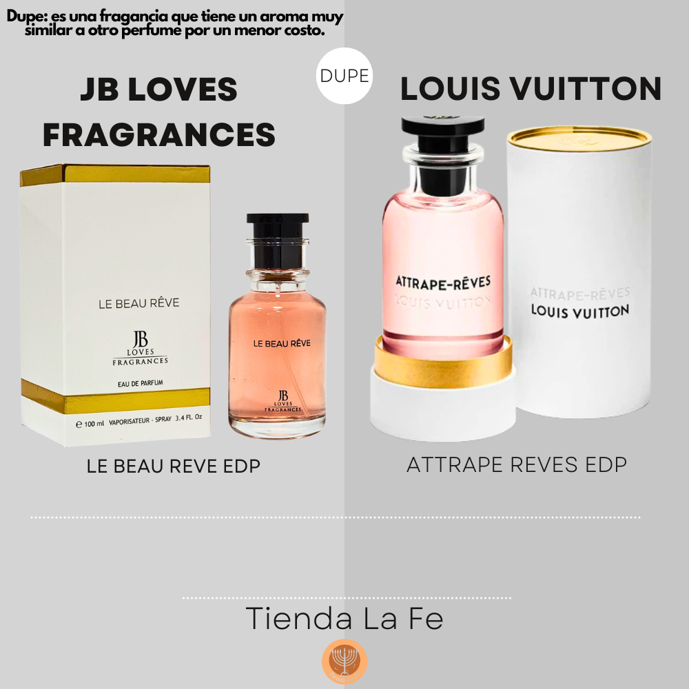JB LOVES FRAGRANCES LE BEAU REVE EDP 100ML (M) (DUPE LOUIS VUITTON ATTRAPE REVES EDP)