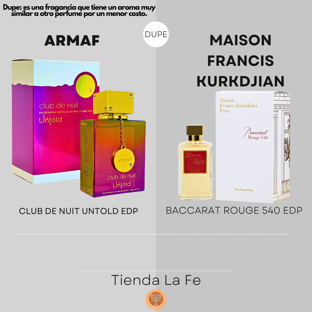 ARMAF CLUB DE NUIT UNTOLD EDP 200ML (U) (DUPE MAISON FRANCIS KURKDJIAN BACCARAT ROUGE 540 EDP)