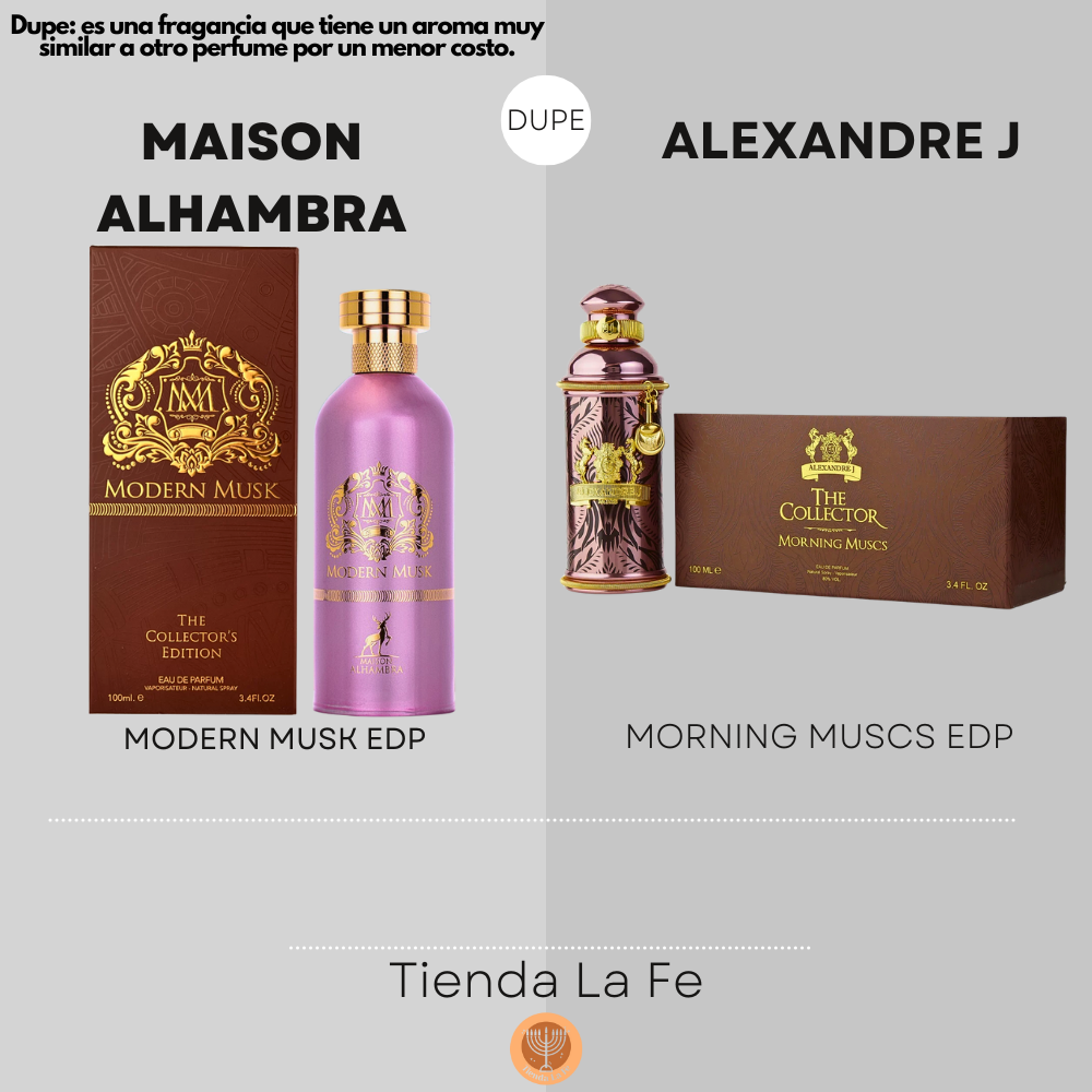 MAISON ALHAMBRA MODERN MUSK EDP 100ML (U) (DUPE ALEXANDRE J MORNING MUSCS EDP)