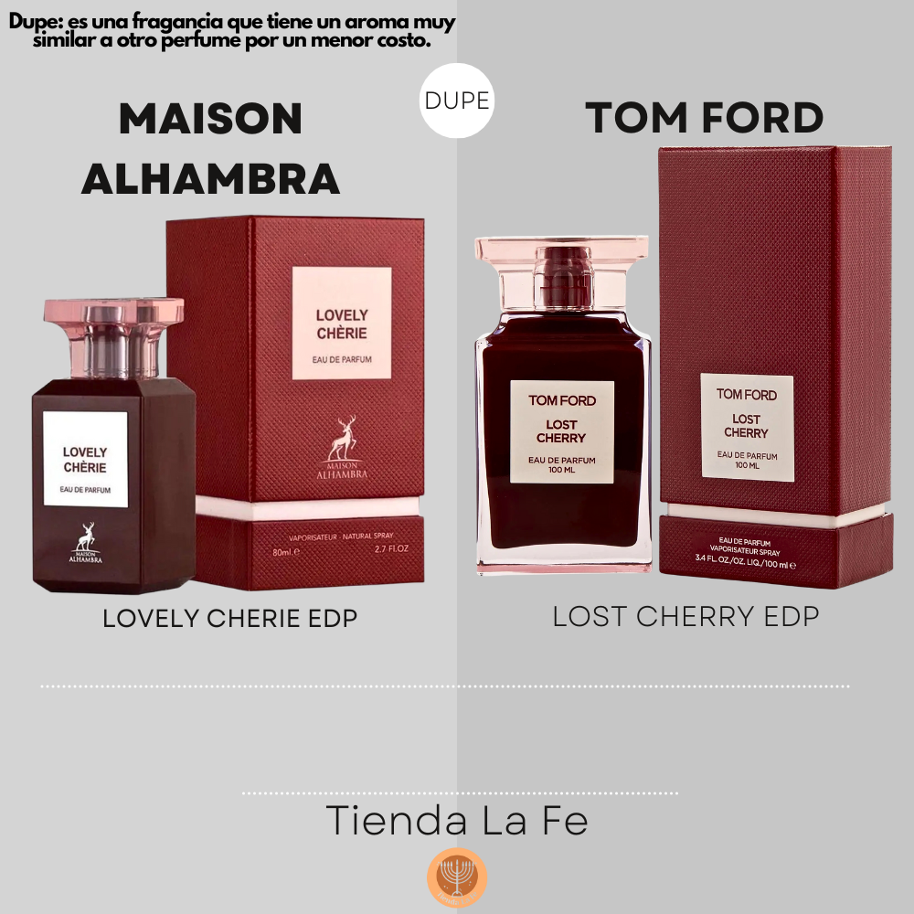 MAISON ALHAMBRA LOVELY CHERIE EDP 80ML (U) (DUPE TOM FORD LOST CHERRY EDP)