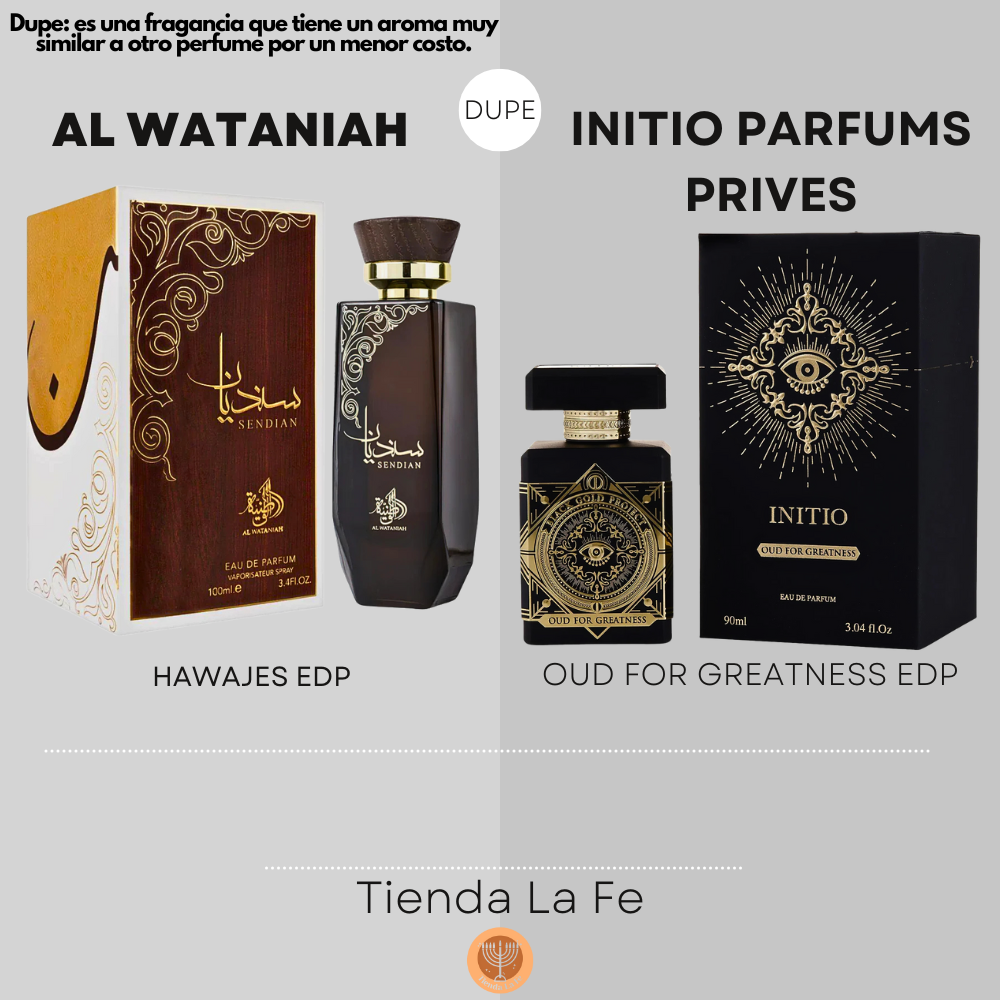 AL WATANIAH SENDIAN EDP 100ML (U) (DUPE INITIO PARFUMS PRIVES OUD FOR GREATNESS EDP)