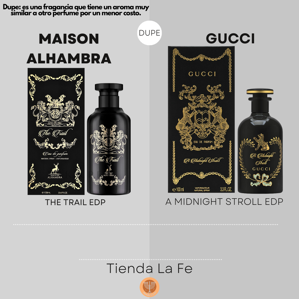 MAISON ALHAMBRA THE TRAIL EDP 100ML (U) (DUPE GUCCI A MIDNIGHT STROLL EDP)