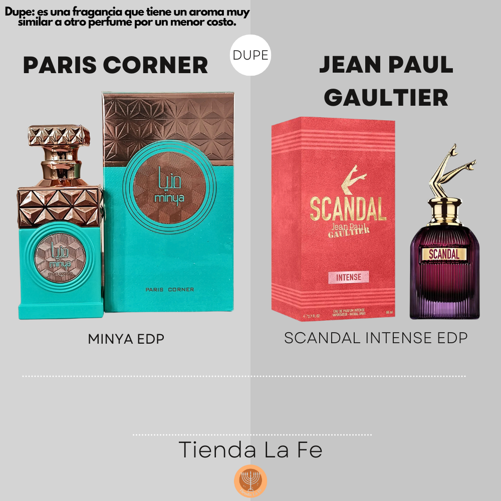 PARIS CORNER MINYA EDP 100ML (M) (DUPE JEAN PAUL GAULTIER SCANDAL INTENSE EDP)