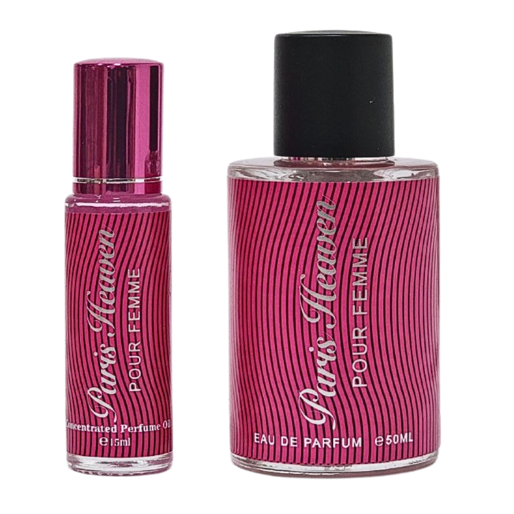 SET HANNAS SECRET PARIS HEAVEN EDP 50ML, OIL PERFUME 15ML (M)