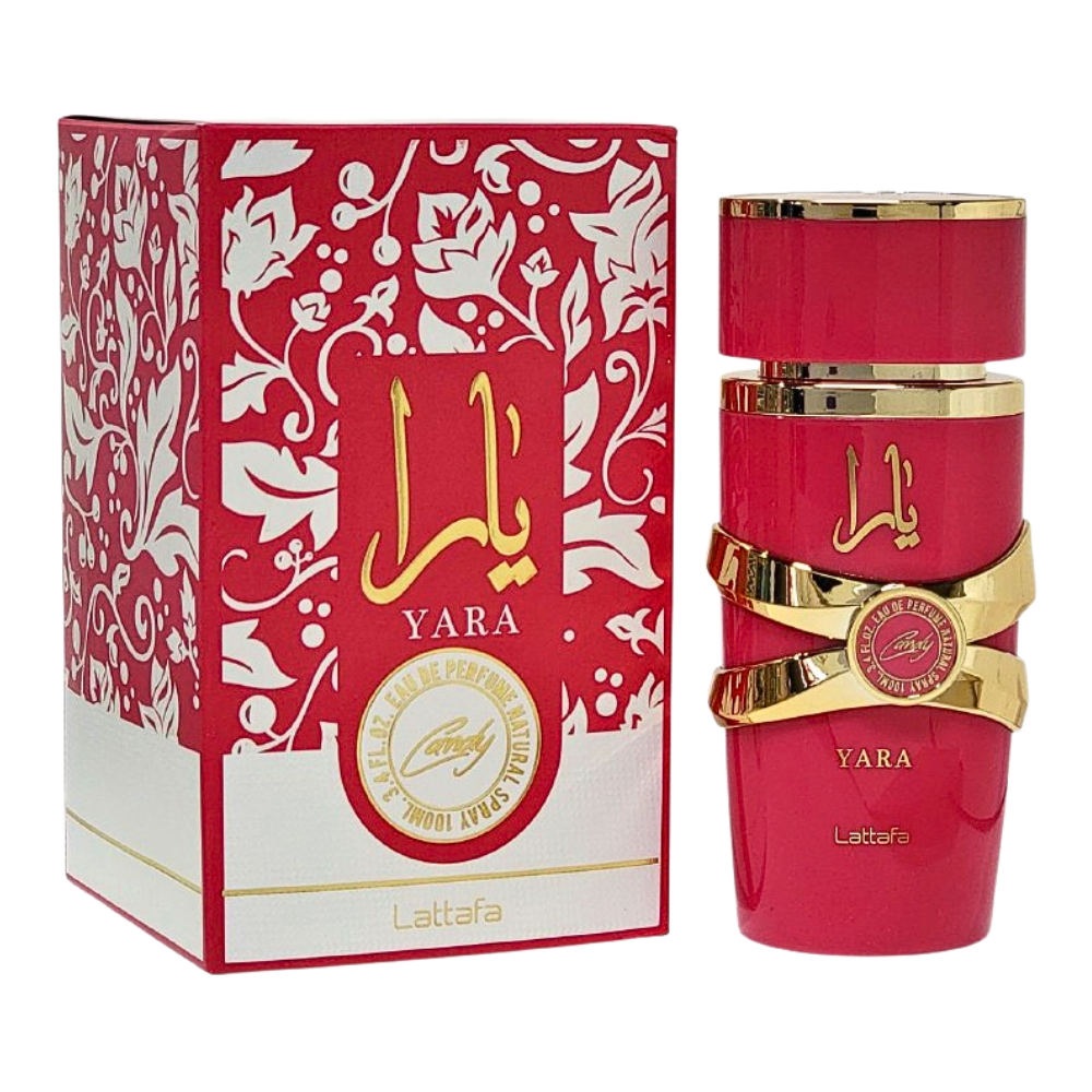 YARA CANDY LATTAFA ECONOMICO DE CALIDAD AAA EDP 100ML (M) PRECIO POR MAYOR ES POR CAJA COMPLETA