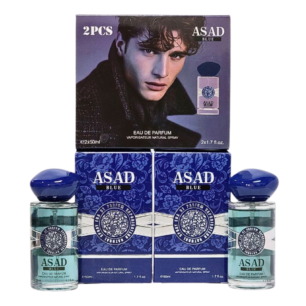 SET ASAD BLUE EDP 50MLX2 (H)