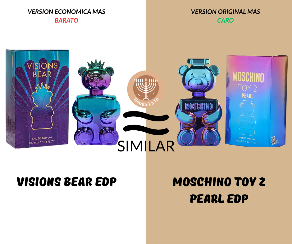 VISIONS BEAR EDP (M) (AROMA SIMILAR MOSCHINO TOY 2 PEARL EDP)