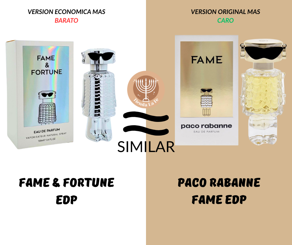 FAME & FORTUNE EDP 100ML (M) (AROMA SIMILAR PACO RABANNE EDP)