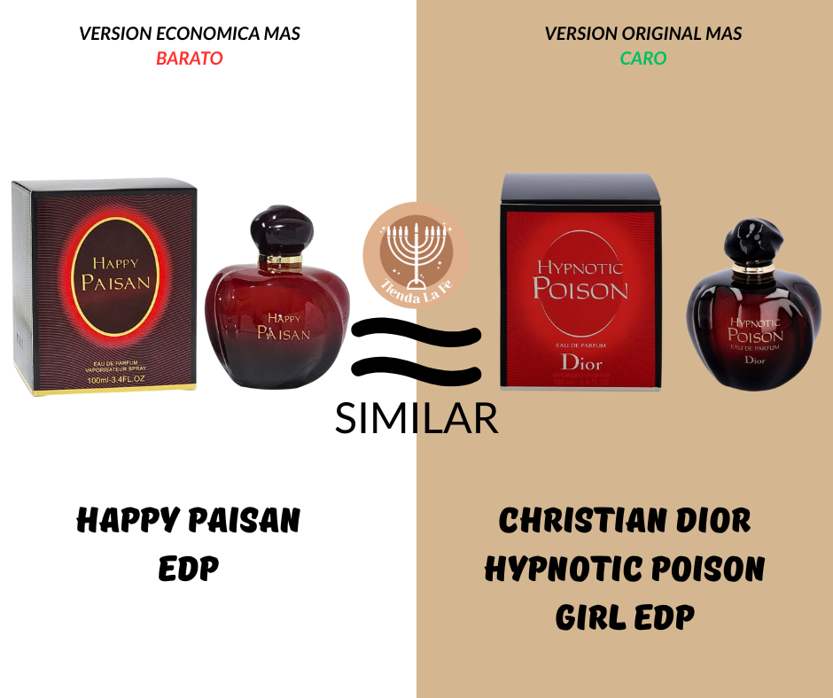HAPPY PAISAN EDP 100ML (M) (AROMA SIMILAR CHRISTIAN DIOR HYPNOTIC POISON GIRL EDP)