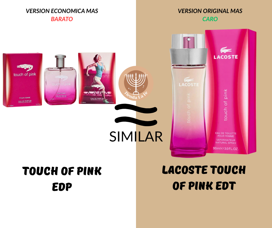 TOUCH OF PINK EDP 100ML (M) (AROMA SIMILAR LACOSTE TOUCH OF PINK EDT)