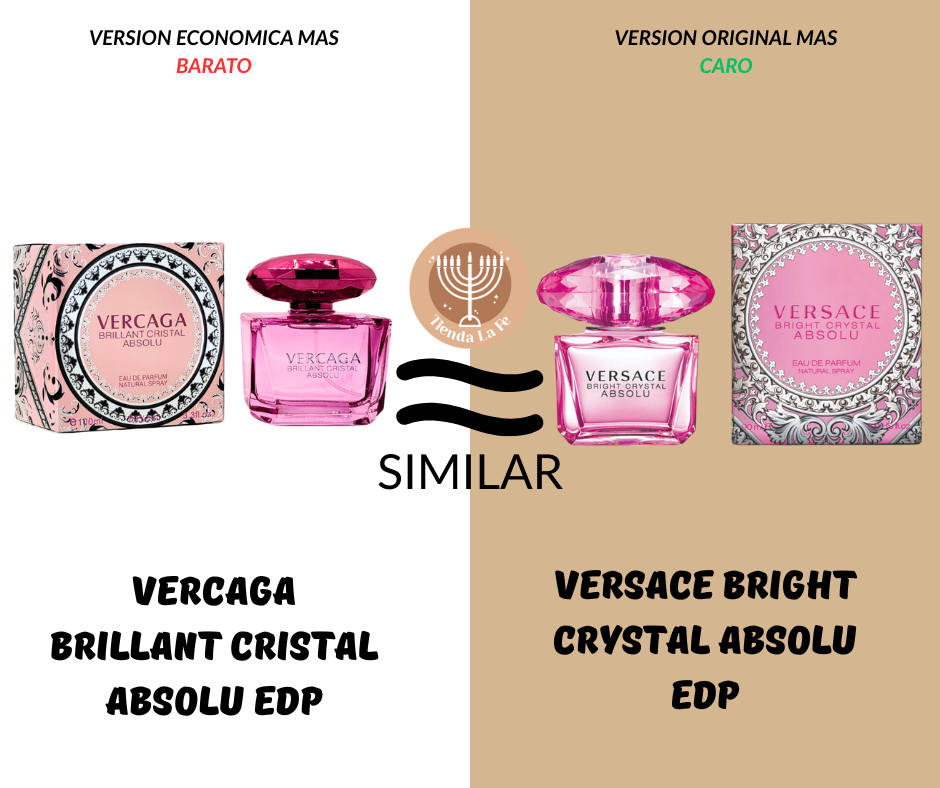 VERCAGA BRILLANT CRISTAL ABSOLU EDP 100ML (M) (AROMA SIMILAR VERSACE BRIGHT CRYSTAL ABSOLU EDP)