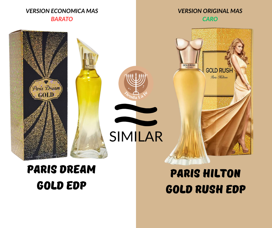 PARIS DREAM GOLD EDP 100ML (M) (AROMA SIMILAR PARIS HILTON GOLD RUSH EDP)