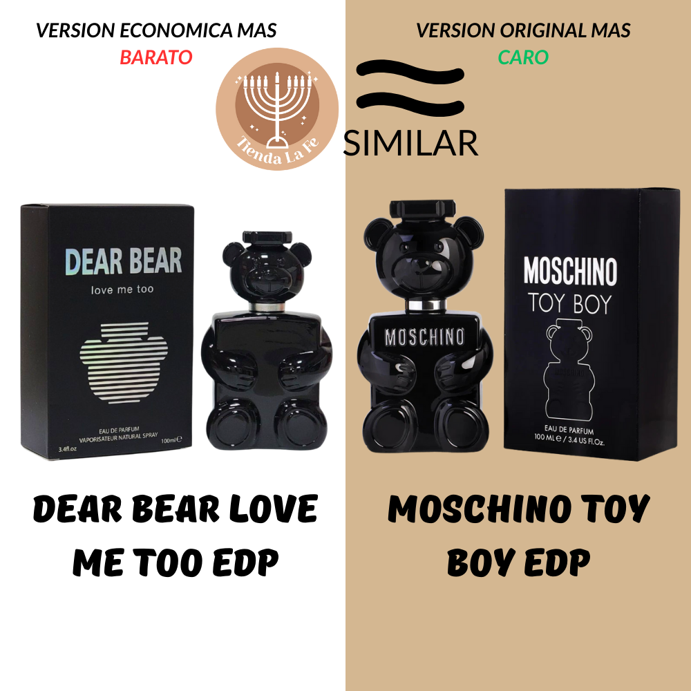 LOVALI FRAGRANCES DEAR BEAR LOVE ME TOO EDP 100ML (H) (AROMA SIMILAR MOSCHINO TOY BOY EDP)