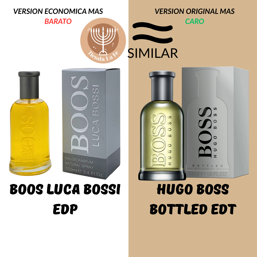 BOOS LUCA BOSSI EDP 100ML (H) (AROMA SIMILAR HUGO BOSS BOTTLED EDT)