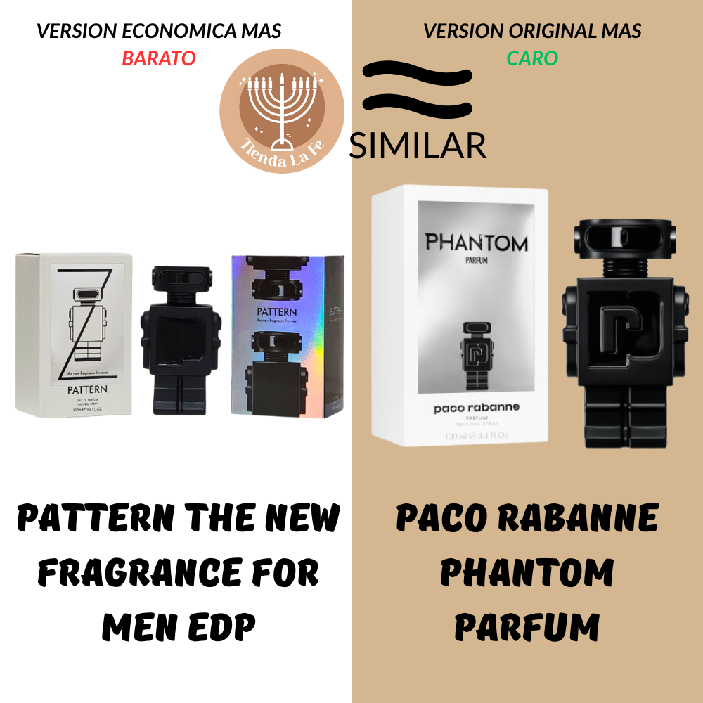 PATTERN THE NEW FRAGRANCE FOR MEN EDP 100ML (H) (AROMA SIMILAR PACO RABANNE PHANTOM PARFUM)