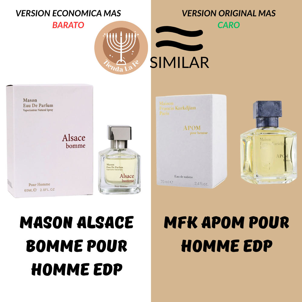MASON ALSACE BOMME POUR HOMME EDP 60ML (H) (AROMA SIMILAR MFK APOM POUR HOMME EDP)